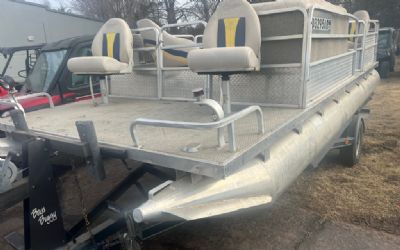 1982 Madsen Boat Works Pontoon 55HP 