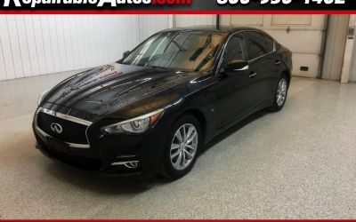 Photo of a 2015 Infiniti Q50 Base AWD Repairable Hail Damage for sale