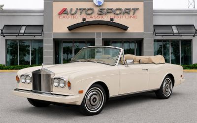 Photo of a 1986 Rolls-Royce Corniche II One Owner Convertible for sale