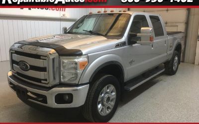2012 Ford F-350 SD Lariat Crew Cab 4WD Repairable Hail Damage
