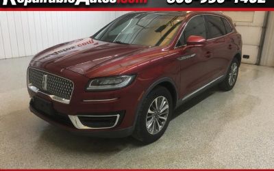 2019 Lincoln Nautilus Select AWD Repairable Storm Damage