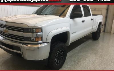 2015 Chevrolet Silverado 2500HD LT Crew Cab 4WD Repairable Hail/Storm Damage