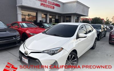 2019 Toyota Corolla SE Sedan