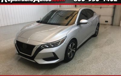 Photo of a 2022 Nissan Sentra SV Repairable Hail Damage for sale