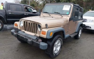 Photo of a 2000 Jeep Wrangler SE for sale