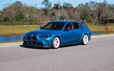 Photo of a 2023 BMW G80 M3 1 Of 2 Atlantic Blue Individual, 6-Speed Manual, 700+ HP, Full Carbon for sale