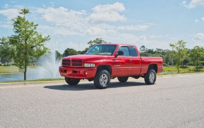 2001 Dodge Ram 1500 ST Quad Cab 4WD, 5.9L V8 Magnum, One Owner, New Paint