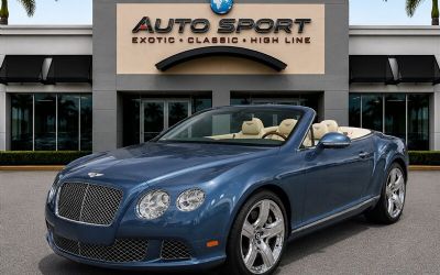 Photo of a 2013 Bentley Continental GT Convertible for sale