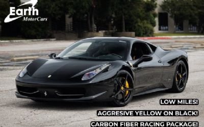 Photo of a 2012 Ferrari 458 Italia Carbon Fiber Racing Seats & S/W W/LED REV Display for sale