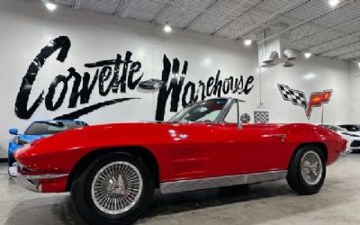 Photo of a 1963 Chevorlet Corvette 350/300HP, #'s Match, Knock Offs, Top 2ND Flight! Convertible for sale