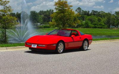 Photo of a 1990 Chevrolet Corvette ZR-1 24,943 Original Miles, Bright Red On Red, 6-Speed Manual for sale