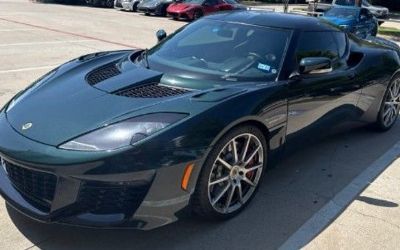 Photo of a 2020 Lotus Evora GT Rare Epsom Green Black Sport Seats 6-Speed Manual for sale