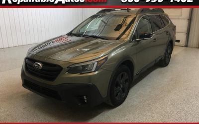 Photo of a 2021 Subaru Outback Onyx Edition XT AWD Repairable Hail Damage for sale