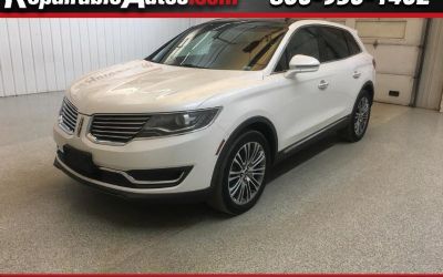 Photo of a 2016 Lincoln MKX Reserve AWD Repairable Hail Damage for sale