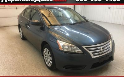 Photo of a 2015 Nissan Sentra SV Repairable Hail Damage for sale