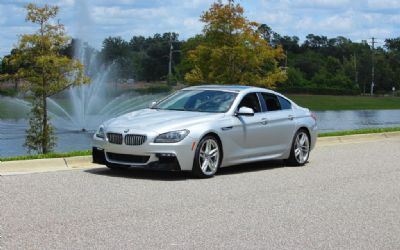 2013 BMW 650I Gran Coupe, Twin-Turbo V8, Low Miles, Maintenance Recoreds