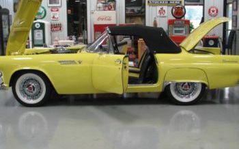 1955 Ford Thunderbird Yellow V8 3 Speed 1 Owner