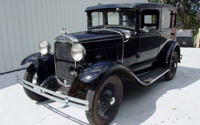 1931 Ford Model A Deluxe 4 DR. Sedan