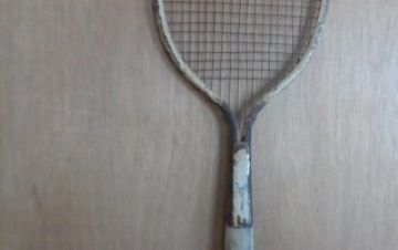1920 Vintage Dayton Brand Tennis Racket Wood Handle