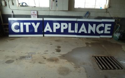  City Appliance Sign 