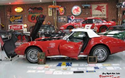 1975 Chevrolet Corvette Convertible Red, 1,771 Original Miles, All Awards