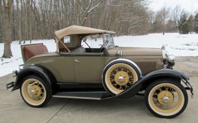 1931 Ford Model A Deluxe Roadster With Rumble Seat