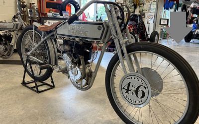 1913 Harley Davidson Single Cylinder Racer & 1916 Harley Davidson Twin Racer