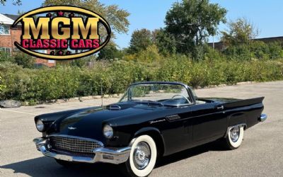 1957 Ford Thunderbird Factory Black Roadster