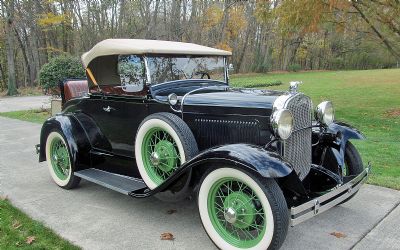1930 Ford Model A Deluxe Roadster Convertible With Rumble Seat