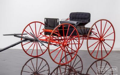  Late 18's Francis Ivers & SON Horse Buggy Late 1800S Francis Ivers & Sons Horse Buggy