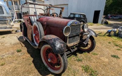 1928 Ford Model A Touring Car Project