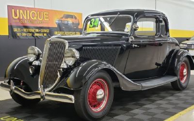 1934 Ford Model 40 5 Window Coupe 