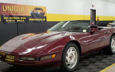 1993 Chevrolet Corvette Convertible 40TH Anni 1993 Chevrolet Corvette 40TH Anniversary Convertible