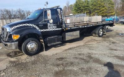 2011 Ford F650 Flatbed Diesel TOW Truck 