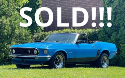 1969 Ford Mustang Hard TO Find Huggar BLUE- Beautiful Color