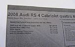2008 RS 4 Cabriolet 1 Of 12 Thumbnail 29