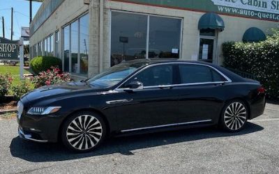 2017 Lincoln Continental Black Label