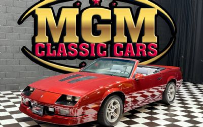Photo of a 1988 Chevrolet Camaro IROC Z 2DR Convertible for sale