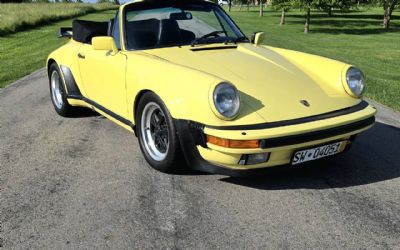 1988 Porsche 911 Carrera Turbo 2DR Convertible