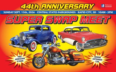 Photo of a 2026 44TH Swap Meet 9-13-26 Anything Automotive! Large Vendor Spots 15'X25' for sale