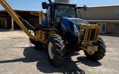Photo of a 2020 New Holland T6.155 Diamond Side Boom Mower for sale