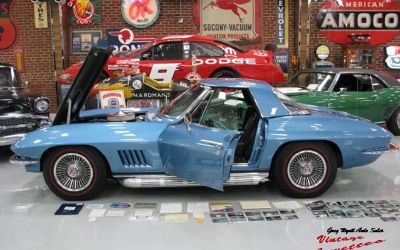 Photo of a 1967 Chevrolet Corvette Convertible Marina Blue 427-390HP, Factory Air for sale