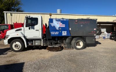 Photo of a 2017 Hino 268 Stewart Amos S-4 Street Sweeper for sale