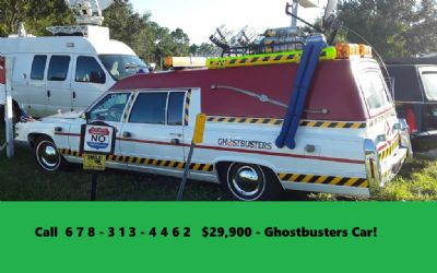 Photo of a 1992 Cadillac Fleetwood Ghostbusters Car for sale