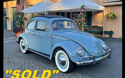 Photo of a 1956 Volkswagen Beetle Type 1 Oval Window RAG Top for sale