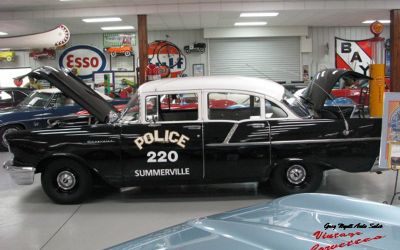 Photo of a 1957 Chevrolet Police Car 4 Dr. Post Sedan for sale