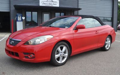 2008 Toyota Camry Solara SLE V6 2DR Convertible 5A