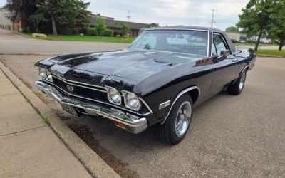 Photo of a 1968 Chevrolet El Camino True SS - Triple Black! for sale