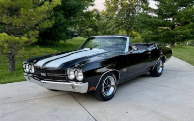 Photo of a 1970 Chevrolet Chevelle Convertible SS 454 4SPD 12 Bolt PS PDB Tach Gauges for sale