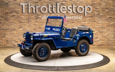 Photo of a 1951 Willys Jeep Usaf &quot;&quot;air Poli 1951 Willys Jeep Usaf &quot;&quot;air Police&quot;&quot; for sale